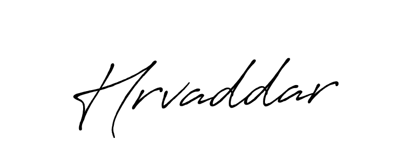 Also we have Hrvaddar name is the best signature style. Create professional handwritten signature collection using Antro_Vectra_Bolder autograph style. Hrvaddar signature style 7 images and pictures png