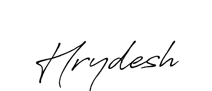 Create a beautiful signature design for name Hrydesh. With this signature (Antro_Vectra_Bolder) fonts, you can make a handwritten signature for free. Hrydesh signature style 7 images and pictures png