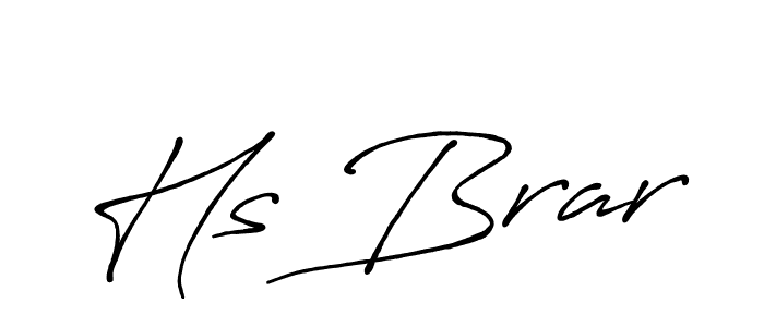Once you've used our free online signature maker to create your best signature Antro_Vectra_Bolder style, it's time to enjoy all of the benefits that Hs Brar name signing documents. Hs Brar signature style 7 images and pictures png