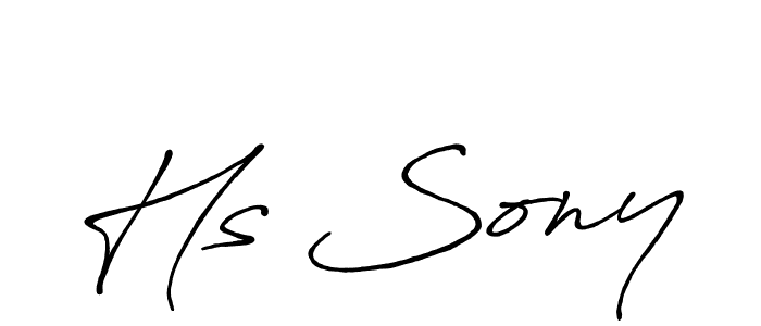 Best and Professional Signature Style for Hs Sony. Antro_Vectra_Bolder Best Signature Style Collection. Hs Sony signature style 7 images and pictures png