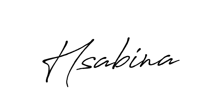 The best way (Antro_Vectra_Bolder) to make a short signature is to pick only two or three words in your name. The name Hsabina include a total of six letters. For converting this name. Hsabina signature style 7 images and pictures png