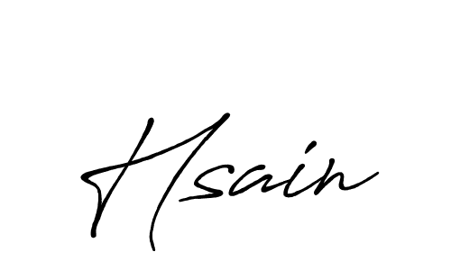 It looks lik you need a new signature style for name Hsain. Design unique handwritten (Antro_Vectra_Bolder) signature with our free signature maker in just a few clicks. Hsain signature style 7 images and pictures png