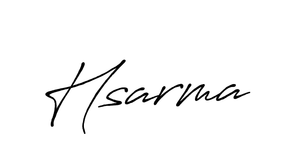 Once you've used our free online signature maker to create your best signature Antro_Vectra_Bolder style, it's time to enjoy all of the benefits that Hsarma name signing documents. Hsarma signature style 7 images and pictures png