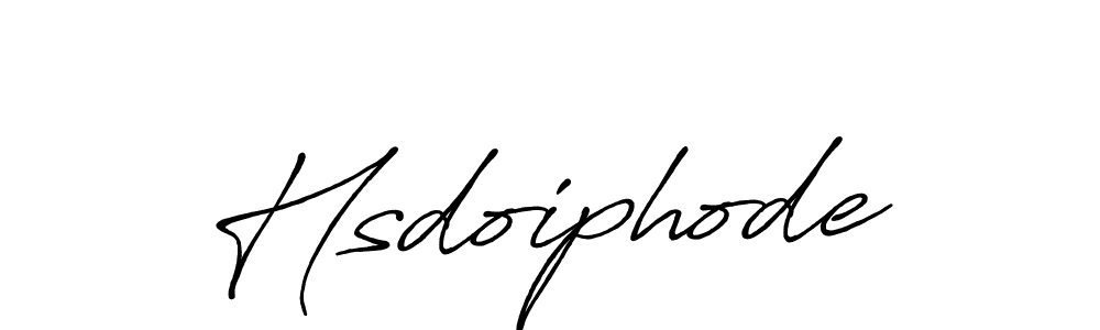 Design your own signature with our free online signature maker. With this signature software, you can create a handwritten (Antro_Vectra_Bolder) signature for name Hsdoiphode. Hsdoiphode signature style 7 images and pictures png