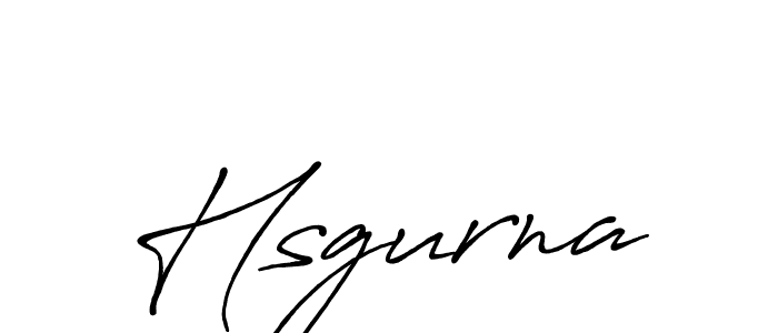 Hsgurna stylish signature style. Best Handwritten Sign (Antro_Vectra_Bolder) for my name. Handwritten Signature Collection Ideas for my name Hsgurna. Hsgurna signature style 7 images and pictures png