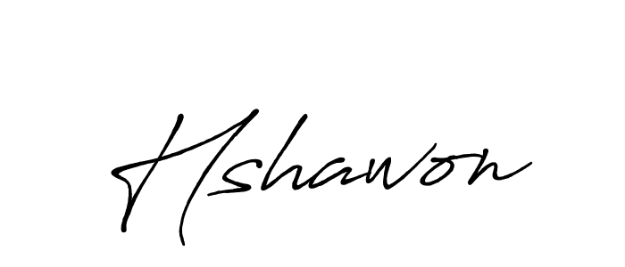 Also we have Hshawon name is the best signature style. Create professional handwritten signature collection using Antro_Vectra_Bolder autograph style. Hshawon signature style 7 images and pictures png