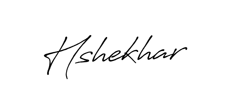 Create a beautiful signature design for name Hshekhar. With this signature (Antro_Vectra_Bolder) fonts, you can make a handwritten signature for free. Hshekhar signature style 7 images and pictures png