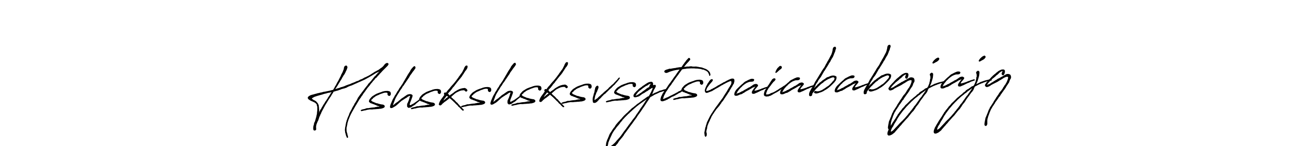 Design your own signature with our free online signature maker. With this signature software, you can create a handwritten (Antro_Vectra_Bolder) signature for name Hshskshsksvsgtsyaiababqjajq. Hshskshsksvsgtsyaiababqjajq signature style 7 images and pictures png