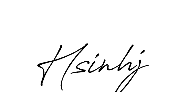 It looks lik you need a new signature style for name Hsinhj. Design unique handwritten (Antro_Vectra_Bolder) signature with our free signature maker in just a few clicks. Hsinhj signature style 7 images and pictures png