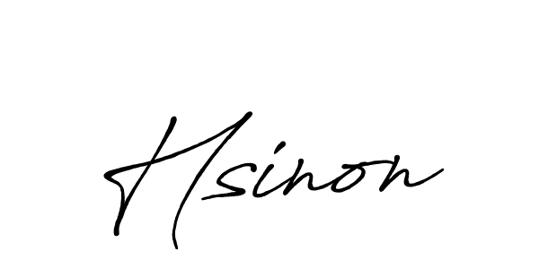 Also You can easily find your signature by using the search form. We will create Hsinon name handwritten signature images for you free of cost using Antro_Vectra_Bolder sign style. Hsinon signature style 7 images and pictures png