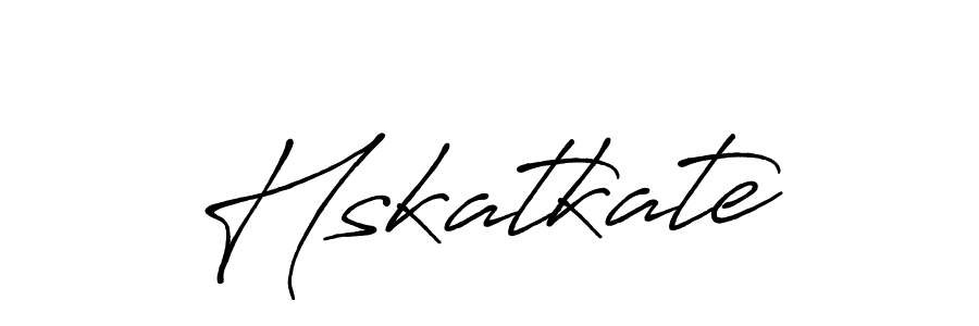 How to Draw Hskatkate signature style? Antro_Vectra_Bolder is a latest design signature styles for name Hskatkate. Hskatkate signature style 7 images and pictures png