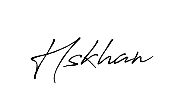 Make a beautiful signature design for name Hskhan. Use this online signature maker to create a handwritten signature for free. Hskhan signature style 7 images and pictures png