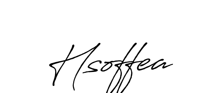 How to make Hsoffea signature? Antro_Vectra_Bolder is a professional autograph style. Create handwritten signature for Hsoffea name. Hsoffea signature style 7 images and pictures png