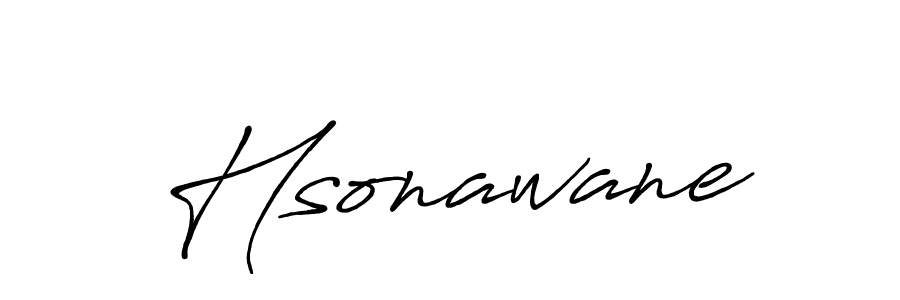 Hsonawane stylish signature style. Best Handwritten Sign (Antro_Vectra_Bolder) for my name. Handwritten Signature Collection Ideas for my name Hsonawane. Hsonawane signature style 7 images and pictures png