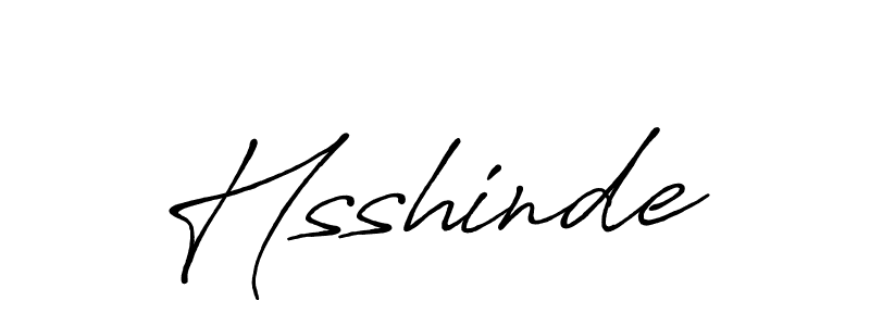 Also we have Hsshinde name is the best signature style. Create professional handwritten signature collection using Antro_Vectra_Bolder autograph style. Hsshinde signature style 7 images and pictures png