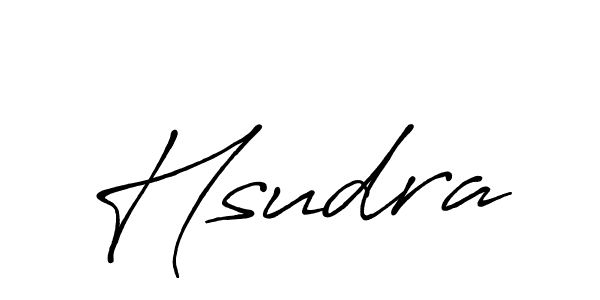 How to make Hsudra signature? Antro_Vectra_Bolder is a professional autograph style. Create handwritten signature for Hsudra name. Hsudra signature style 7 images and pictures png