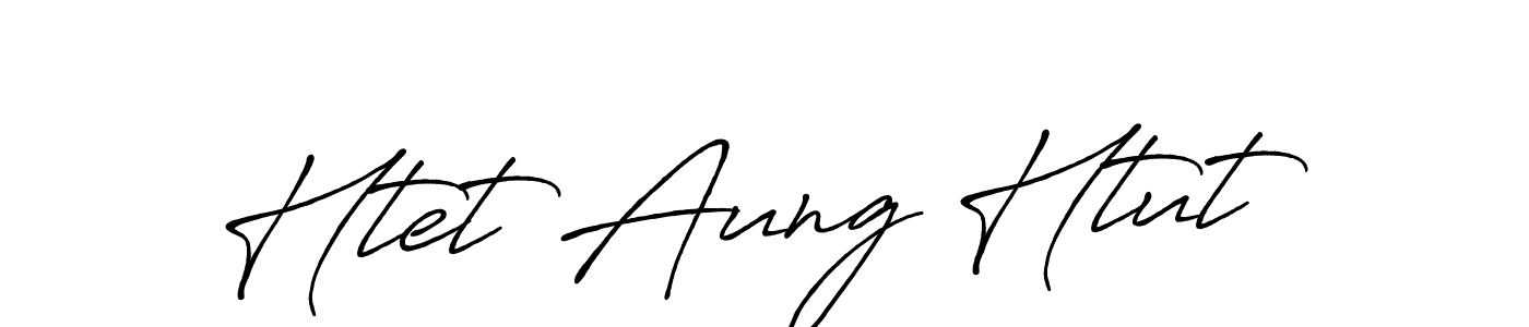 Also we have Htet Aung Htut name is the best signature style. Create professional handwritten signature collection using Antro_Vectra_Bolder autograph style. Htet Aung Htut signature style 7 images and pictures png