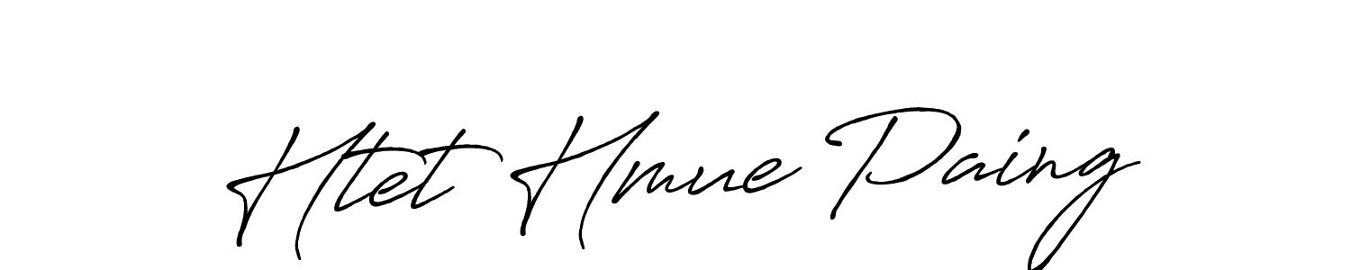 Antro_Vectra_Bolder is a professional signature style that is perfect for those who want to add a touch of class to their signature. It is also a great choice for those who want to make their signature more unique. Get Htet Hmue Paing name to fancy signature for free. Htet Hmue Paing signature style 7 images and pictures png