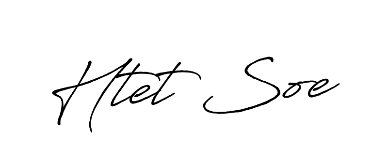 It looks lik you need a new signature style for name Htet Soe. Design unique handwritten (Antro_Vectra_Bolder) signature with our free signature maker in just a few clicks. Htet Soe signature style 7 images and pictures png