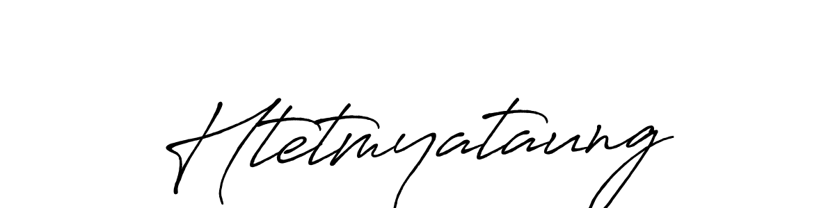 Use a signature maker to create a handwritten signature online. With this signature software, you can design (Antro_Vectra_Bolder) your own signature for name Htetmyataung. Htetmyataung signature style 7 images and pictures png