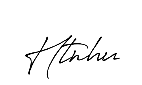 How to make Htnhu signature? Antro_Vectra_Bolder is a professional autograph style. Create handwritten signature for Htnhu name. Htnhu signature style 7 images and pictures png