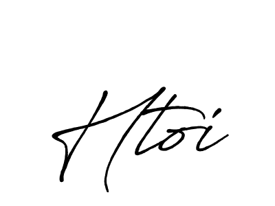 How to make Htoi name signature. Use Antro_Vectra_Bolder style for creating short signs online. This is the latest handwritten sign. Htoi signature style 7 images and pictures png