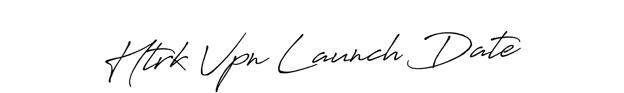 Use a signature maker to create a handwritten signature online. With this signature software, you can design (Antro_Vectra_Bolder) your own signature for name Htrk Vpn Launch Date. Htrk Vpn Launch Date signature style 7 images and pictures png
