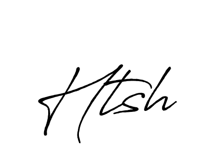 Use a signature maker to create a handwritten signature online. With this signature software, you can design (Antro_Vectra_Bolder) your own signature for name Htsh. Htsh signature style 7 images and pictures png