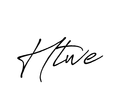 Design your own signature with our free online signature maker. With this signature software, you can create a handwritten (Antro_Vectra_Bolder) signature for name Htwe. Htwe signature style 7 images and pictures png