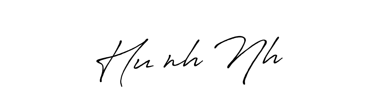 Also we have Huỳnh Như name is the best signature style. Create professional handwritten signature collection using Antro_Vectra_Bolder autograph style. Huỳnh Như signature style 7 images and pictures png