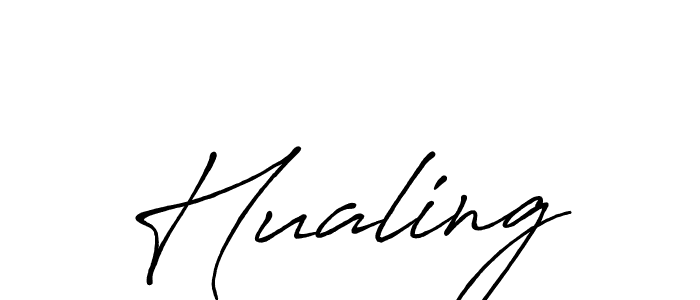 Similarly Antro_Vectra_Bolder is the best handwritten signature design. Signature creator online .You can use it as an online autograph creator for name Hualing. Hualing signature style 7 images and pictures png