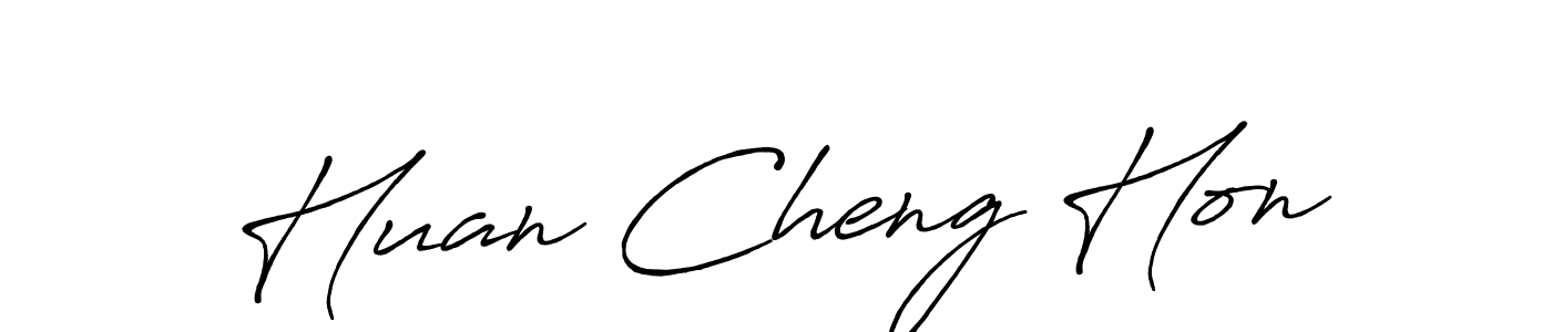 How to make Huan Cheng Hon signature? Antro_Vectra_Bolder is a professional autograph style. Create handwritten signature for Huan Cheng Hon name. Huan Cheng Hon signature style 7 images and pictures png