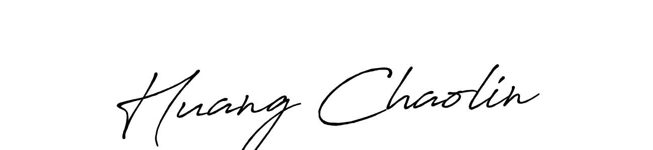 Design your own signature with our free online signature maker. With this signature software, you can create a handwritten (Antro_Vectra_Bolder) signature for name Huang Chaolin. Huang Chaolin signature style 7 images and pictures png