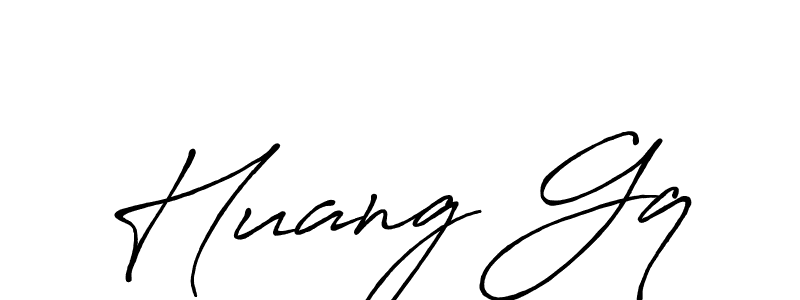 Make a beautiful signature design for name Huang Gq. Use this online signature maker to create a handwritten signature for free. Huang Gq signature style 7 images and pictures png