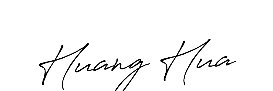 Create a beautiful signature design for name Huang Hua. With this signature (Antro_Vectra_Bolder) fonts, you can make a handwritten signature for free. Huang Hua signature style 7 images and pictures png