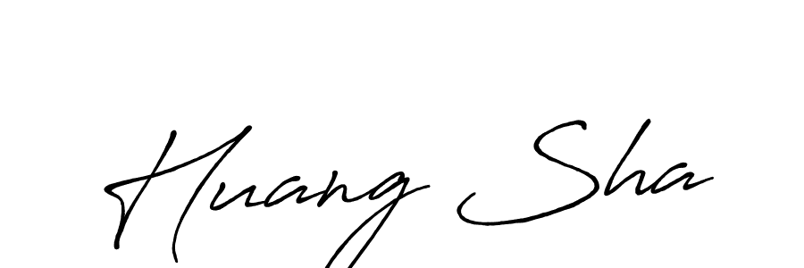 How to make Huang Sha signature? Antro_Vectra_Bolder is a professional autograph style. Create handwritten signature for Huang Sha name. Huang Sha signature style 7 images and pictures png
