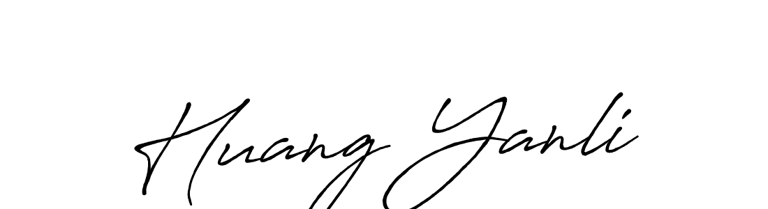 Also we have Huang Yanli name is the best signature style. Create professional handwritten signature collection using Antro_Vectra_Bolder autograph style. Huang Yanli signature style 7 images and pictures png