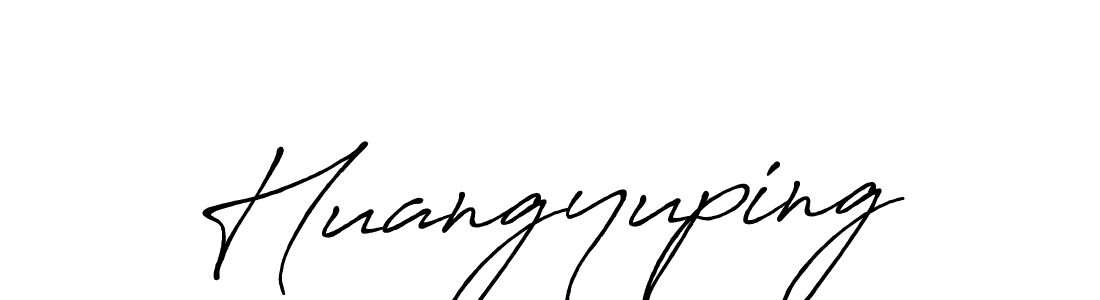 Design your own signature with our free online signature maker. With this signature software, you can create a handwritten (Antro_Vectra_Bolder) signature for name Huangyuping. Huangyuping signature style 7 images and pictures png