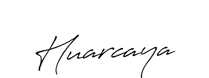 Huarcaya stylish signature style. Best Handwritten Sign (Antro_Vectra_Bolder) for my name. Handwritten Signature Collection Ideas for my name Huarcaya. Huarcaya signature style 7 images and pictures png