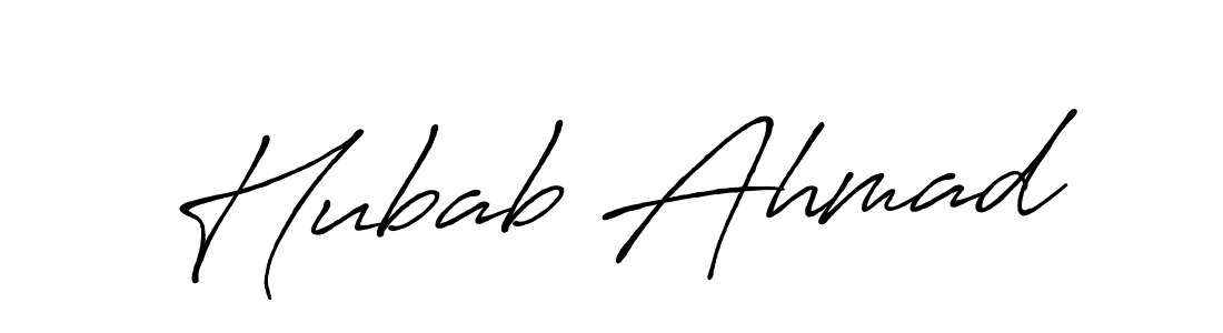 This is the best signature style for the Hubab Ahmad name. Also you like these signature font (Antro_Vectra_Bolder). Mix name signature. Hubab Ahmad signature style 7 images and pictures png