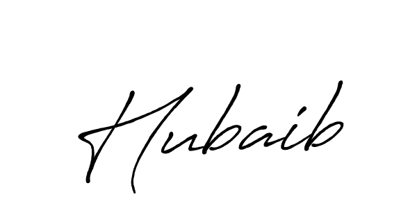 Use a signature maker to create a handwritten signature online. With this signature software, you can design (Antro_Vectra_Bolder) your own signature for name Hubaib. Hubaib signature style 7 images and pictures png