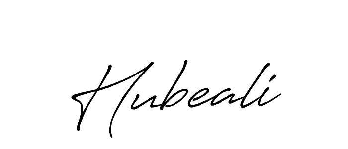 Make a beautiful signature design for name Hubeali. With this signature (Antro_Vectra_Bolder) style, you can create a handwritten signature for free. Hubeali signature style 7 images and pictures png