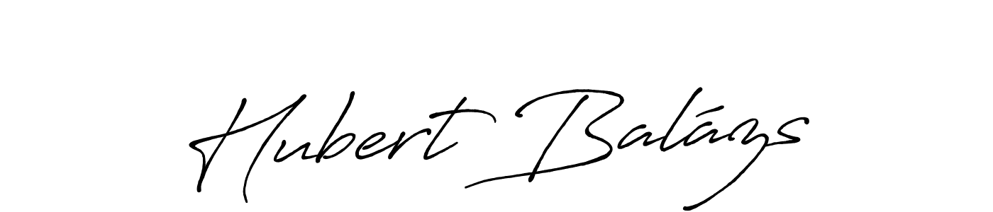 How to make Hubert Balázs signature? Antro_Vectra_Bolder is a professional autograph style. Create handwritten signature for Hubert Balázs name. Hubert Balázs signature style 7 images and pictures png