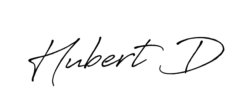 Also we have Hubert D name is the best signature style. Create professional handwritten signature collection using Antro_Vectra_Bolder autograph style. Hubert D signature style 7 images and pictures png