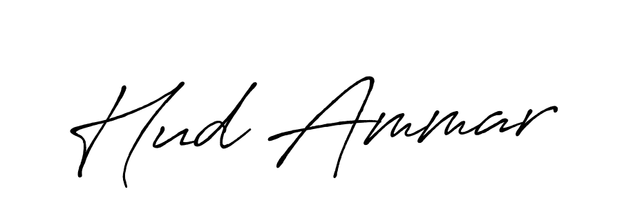 Create a beautiful signature design for name Hud Ammar. With this signature (Antro_Vectra_Bolder) fonts, you can make a handwritten signature for free. Hud Ammar signature style 7 images and pictures png