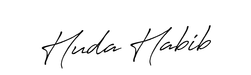 Similarly Antro_Vectra_Bolder is the best handwritten signature design. Signature creator online .You can use it as an online autograph creator for name Huda Habib. Huda Habib signature style 7 images and pictures png