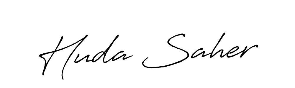 Here are the top 10 professional signature styles for the name Huda Saher. These are the best autograph styles you can use for your name. Huda Saher signature style 7 images and pictures png