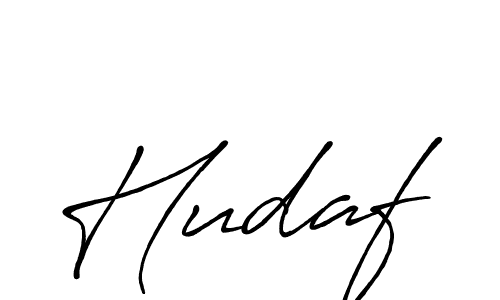 Create a beautiful signature design for name Hudaf. With this signature (Antro_Vectra_Bolder) fonts, you can make a handwritten signature for free. Hudaf signature style 7 images and pictures png