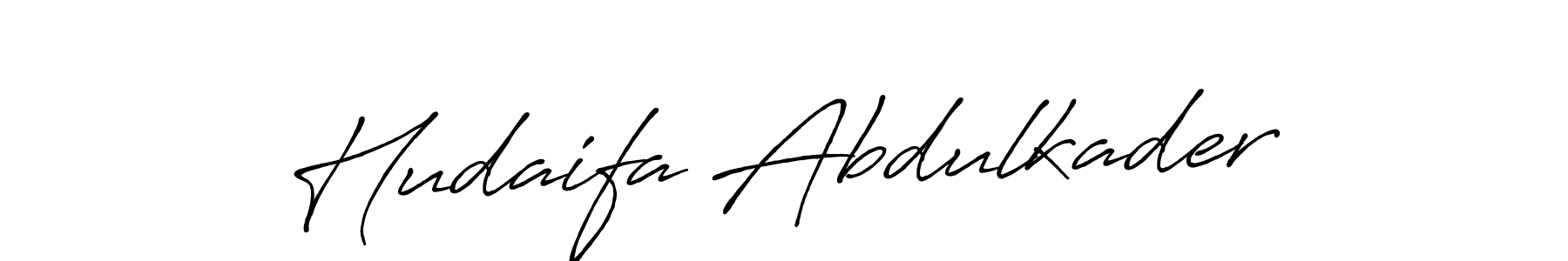 Similarly Antro_Vectra_Bolder is the best handwritten signature design. Signature creator online .You can use it as an online autograph creator for name Hudaifa Abdulkader. Hudaifa Abdulkader signature style 7 images and pictures png