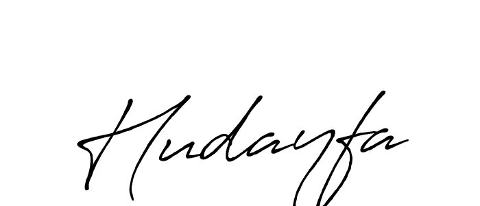 How to make Hudayfa name signature. Use Antro_Vectra_Bolder style for creating short signs online. This is the latest handwritten sign. Hudayfa signature style 7 images and pictures png